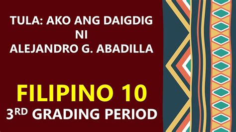 pinakilala english|PINAKILALA (Tagalog).